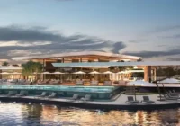 Clube com piscina e área de lazer à beira do lago — Royal Lake